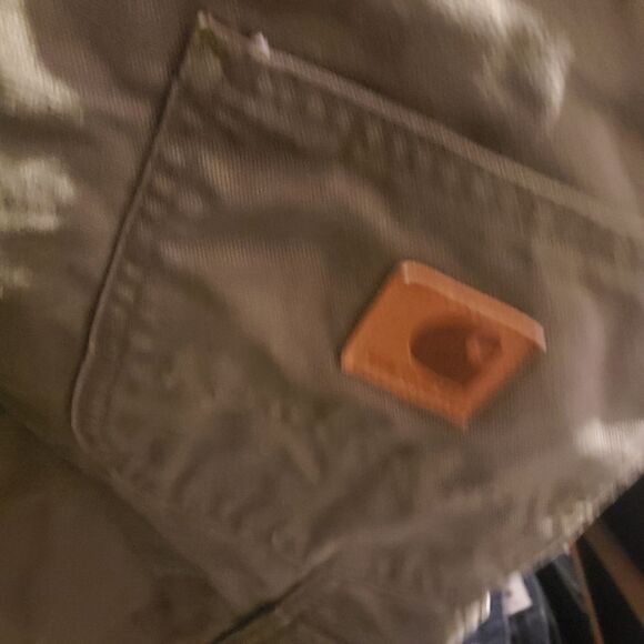 Carhartt Pants Men's B11 MOS Duck Canvas Carpenter Work Pants Sz 46 - Picture 4 of 14